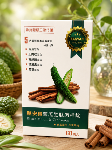 老班樟-醣安穩(苦瓜胜肽肉桂錠)